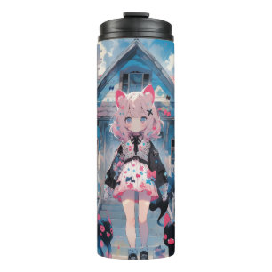 Bouteilles Isothermes Anime Manga Haunted Girl Inspiré Tumbler
