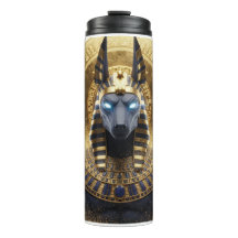 Anubis Jackal Thermal Mug | Ancient Egyptian God T