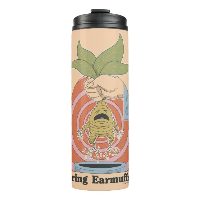 Bouteilles Isothermes "Apportez des cache-oreilles !" Graphisme Mandrake (Devant)