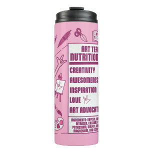 Bouteilles Isothermes Appréciation pour les professeurs d'art - Cadeaux 