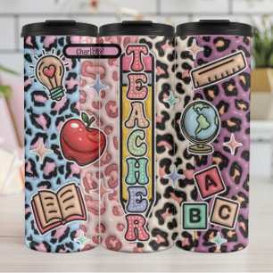 Bouteilles Isothermes Apprentissage sauvage de l'enseignant Safari Desig