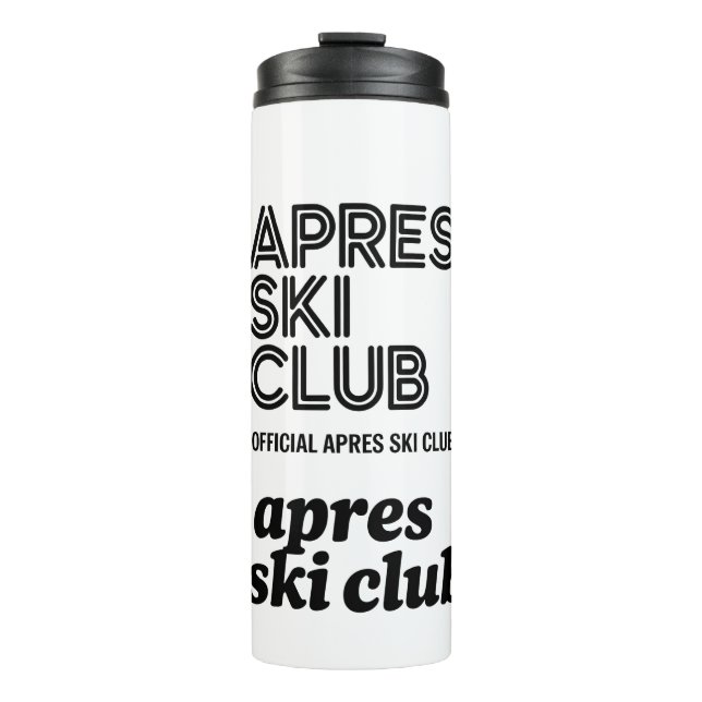 Bouteilles Isothermes Apres Ski Club Coffee Mug – Winter Ski Lover Gift (Devant)