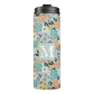 Bouteilles Isothermes Aquarelle Boho Floral