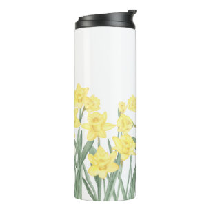 Bouteilles Isothermes Aquarelle Daffodil Ditzy Motif Floral