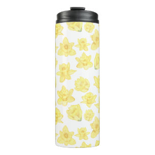 Bouteilles Isothermes Aquarelle Daffodil Ditzy Motif Floral