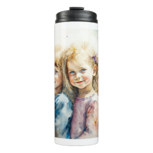 Bouteilles Isothermes Aquarelle Enfants Tumbler Thermique
