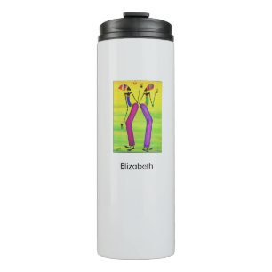 Bouteilles Isothermes Aquarelle, joie et bonheur