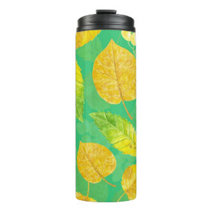 Bouteilles Isothermes Aquarelle motif d'automne