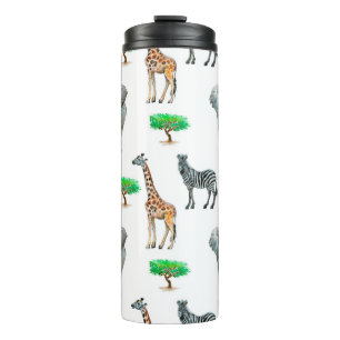 Bouteilles Isothermes Aquarelle peinte animaux seapless motif