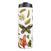 Aquarelle tropicale Vintage avec objet isolé