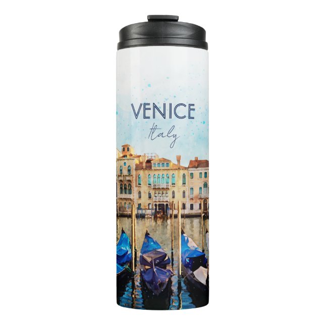 Bouteilles Isothermes Aquarelle VENEZIA VENICE - Italie souvenir de voya (Devant)