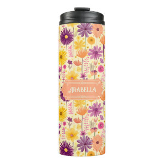 Bouteilles Isothermes Arabella en cascade moderne modèle floral