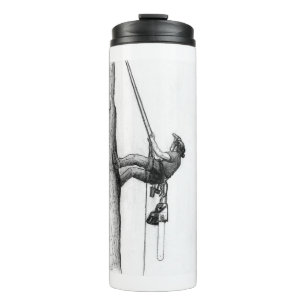 Bouteilles Isothermes Arb Art Arboriste Arbre Chirurgien Chainsaw carte