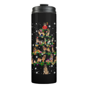Bouteilles Isothermes Arbre De Noël Allemand Couvert D'Une Lampe De poch