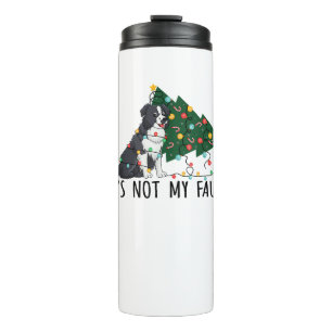 Bouteilles Isothermes Arbre de Noël Ce n'est pas ma faute Bordure Collie