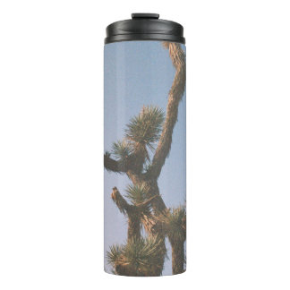 BOUTEILLES ISOTHERMES ARBRE VERT ET BROWN SOUS LE CIEL BLEU