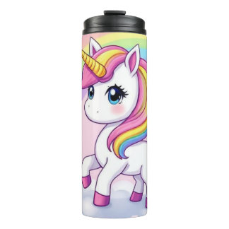 Bouteilles Isothermes Arc-en-ciel Unicorn Tumbler - Sip the Magic