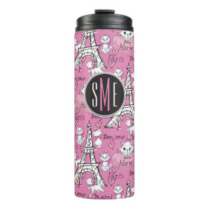 Bouteilles Isothermes Aristocats   Monogram Marie Paris Motif