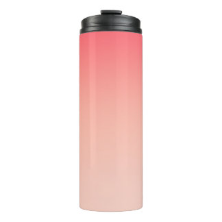 Bouteilles Isothermes Arrière - plan de dégradé rose et pêche