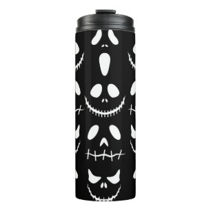 Bouteilles Isothermes Arrière - plan d'Halloween. Motif sans couture ave