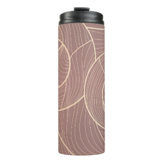 Bouteilles Isothermes Arrière - plan Motif Luxury Gold Lines