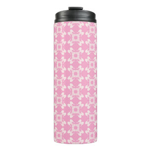 Bouteilles Isothermes Arrière - plan rose, motif moderne sans couture. V