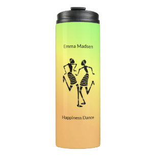 Bouteilles Isothermes Art africain, danse colorée du bonheur