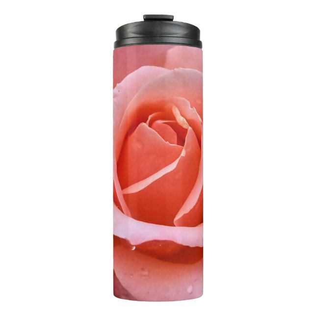 Bouteilles Isothermes Art botanique romantique Rose Imprimer (Devant)