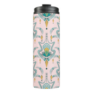 Bouteilles Isothermes Art déco moderne motif ornement graphique. Abstrai