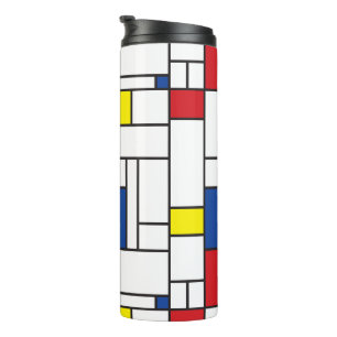 Bouteilles Isothermes Art Moderne Géométrique Minimaliste De Stijl Mondr