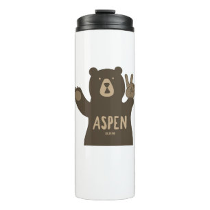 Bouteilles Isothermes Aspen Colorado Ours de paix