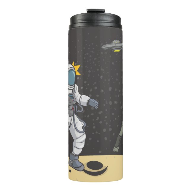 Bouteilles Isothermes Astronaute et alien (Devant)