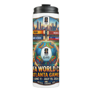 Bouteilles Isothermes Atlanta Géorgie Coupe du Monde FIFA 2026