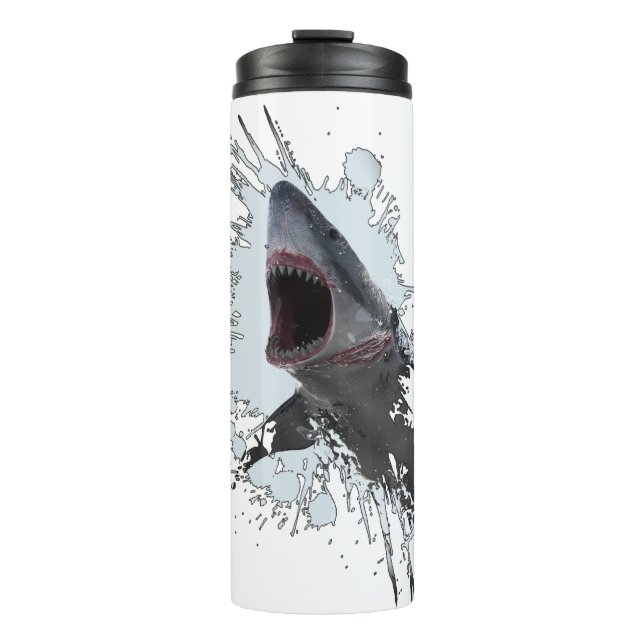 Bouteilles Isothermes Attaque de requins furieux (Devant)