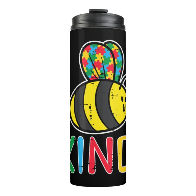 Bouteilles Isothermes Attrapez ce mignon Puzzle Bee Genre T-Shirt pour l (Devant)