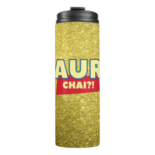 Bouteilles Isothermes Aur Chai ? Drôle Desi Indian Froid, Boisson Chaude