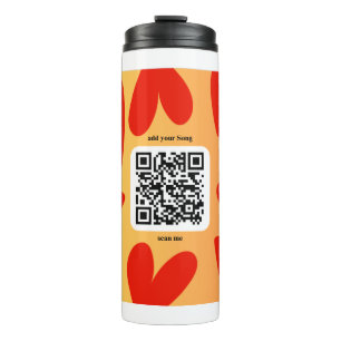 Bouteilles Isothermes Avec une chanson personnelle par code QR