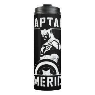 Bouteilles Isothermes Avengers   Captain America Sam Wilson Pochoir