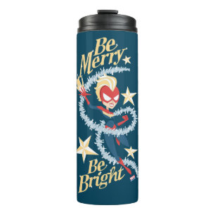 Bouteilles Isothermes Avengers Saisonniers   Captain Marvel "Soyez Joyeu