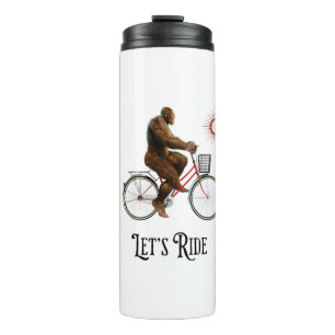 Bouteilles Isothermes Aventure cycliste amusante de Bigfoot rétro