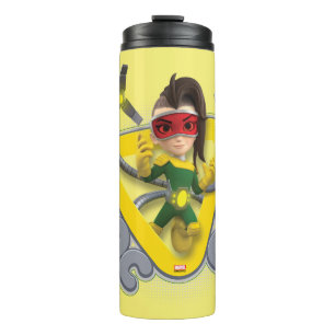 Bouteilles Isothermes Badge de personnage Doc Ock