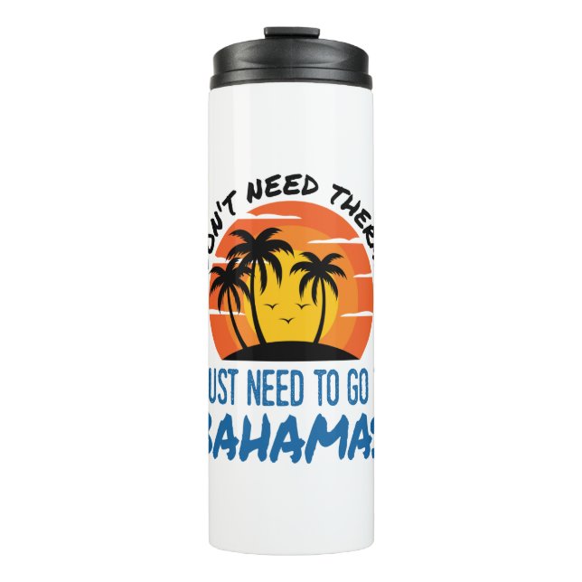 Bouteilles Isothermes Bahamas Vacation Tropical Beach Trip Therapy (Devant)