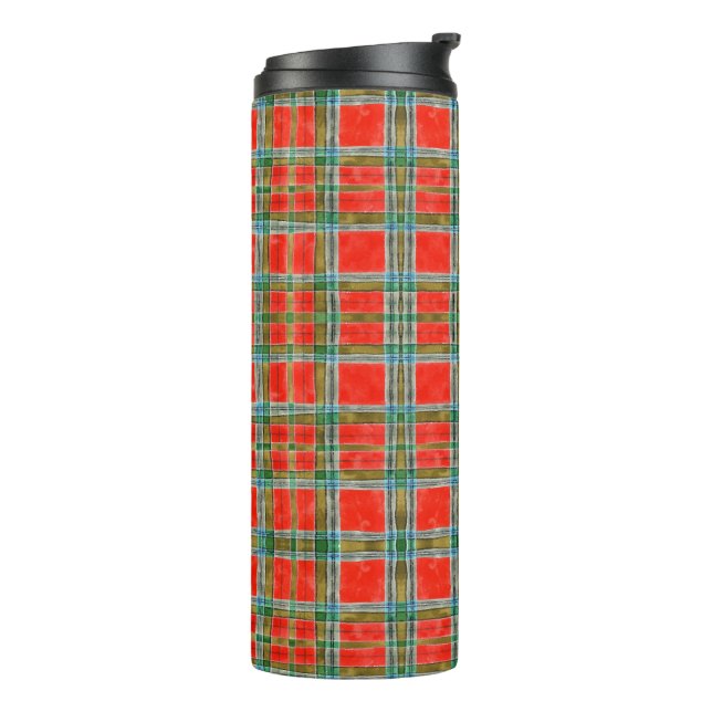Bouteilles Isothermes BAIN MAC Tumbler thermique TARTAN (Tourné sur la gauche)