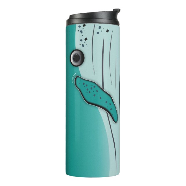 Bouteilles Isothermes Baleine pastel verte (Tourné sur la gauche)