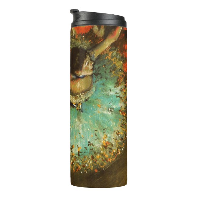 Bouteilles Isothermes Ballerina Dance Green Dancer Edger Degas Peinture (Tourné sur la droite)