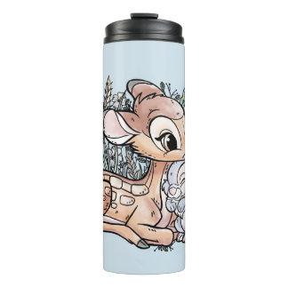 Bouteilles Isothermes Bambi & Thumper Assis Dans Les Fleurs