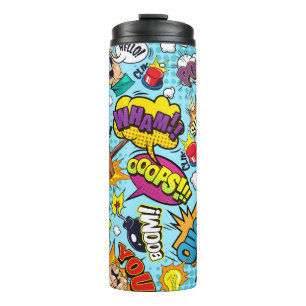 Bouteilles Isothermes Bande dessinée colorée motif thématique