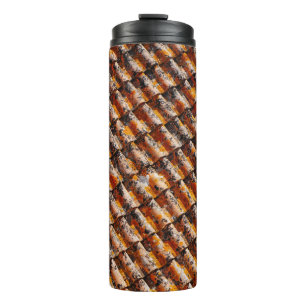 Bouteilles Isothermes Bardeaux de toit orange et noir