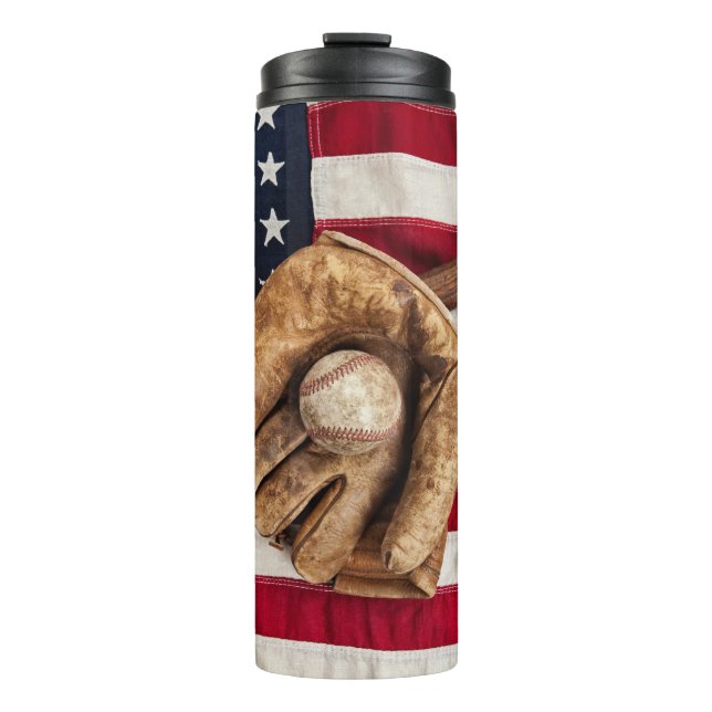 Bouteilles Isothermes Baseball vintage (Devant)