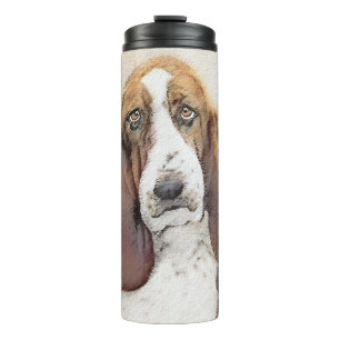 Bouteilles Isothermes Basset Hound Peinture - Cute Original Chien Art